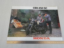 BROCHURE ORIGINALE HONDA CBX 450 SC NIGHTHAWK DEPLIANT PROMO RIFULTIMO