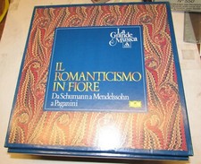 33 giri La Grande Musica il romanticismo in fiore 4 LP Mondadori mai usati