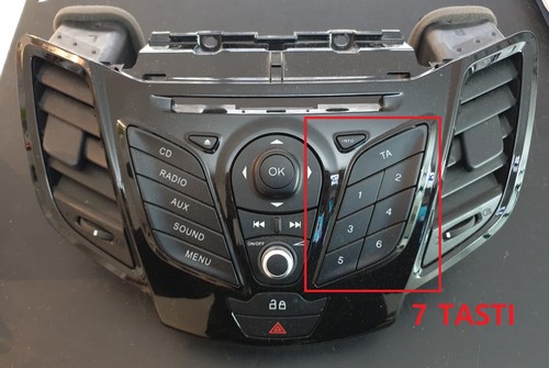 Tastiera radio ford - radio,