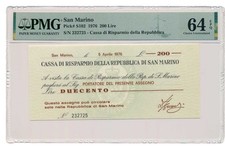 Banconota SAN MARINO 200 lire