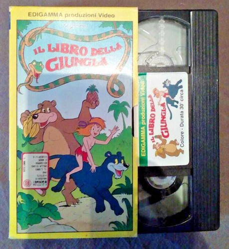 Vhs film animazione - animazione, libro