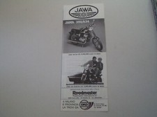 advertising Pubblicità 1984 MOTO JAWA 350/634 - 350 SIDECAR