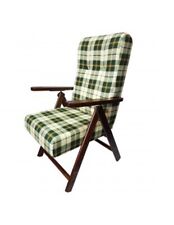 Poltrona Sedia Sdraio MOLISANA Lusso in Legno reclinabile