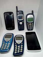 TELIT SAMSUNG PANASONIC 6 PEZZI STOCK cellulare TELEFONO vintage RARO 