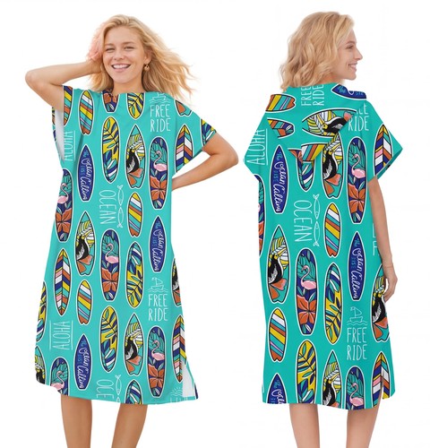 Poncho surf asciugatura - poncho,