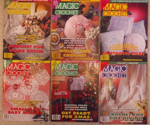 Lot magic crochet - magic, magazines