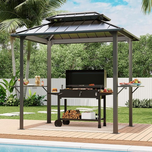 8x6 hardtop grill gazebo - 8x6,