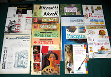 LOTTO DI LIBRI, MANUALI E VOLUMETTI PER IMPARARE A DISEGNARE E DIPINGERE