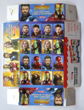 Gioco cards Avengers Infinity war Marvel merendine kinder Ferrero Gadget
