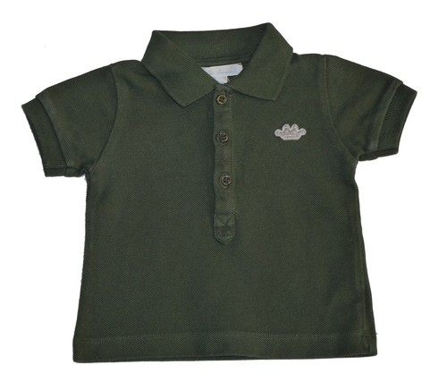 Polo verde manica corta - , marie