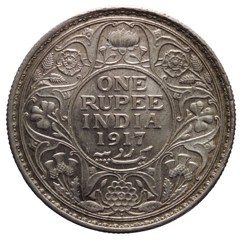 India one rupee 1917 - dn,