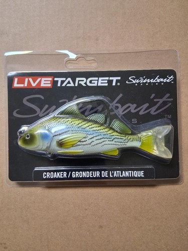 Live target swimbait - swimbait, (croaker)