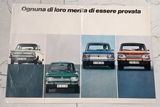 NSU Depliant Produzione PRINZ 4L 1000 C 1200 C TT e TTS