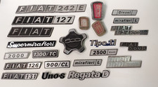 LOTTO STEMMI FIAT VINTAGE UNO REGATA TIPO 131 127 126 500 124 242 900 1300 2000