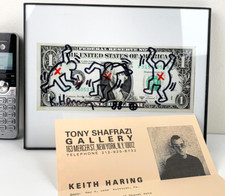 Keith haring banconota - keith, un