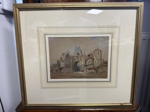 Acquerello originale di - un,