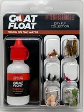 Goat Float The Terrestrial #2 Premium Dry Fly Collection, mosche/leader/galleggiante