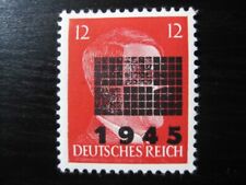 NETZSCHKAU-REICHBACH POST WWII LOCALI Michel #6I francobollo come nuovo con sovrastampa sul retro!