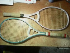 COPPIA DI PRESTIGIOSE RACCHETTE D'EPOCA : ' ROSSIGNOL MATS WILANDER '  !!