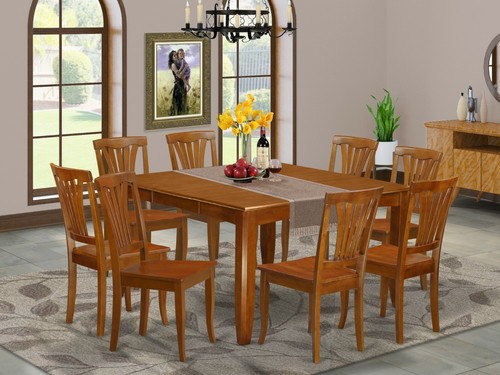 9pc dining set parfait square - dining,