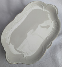 Rosenthal Classic China Piatto, Avorio con Bordo Oro Smerlato Lucido, 13 1/2"