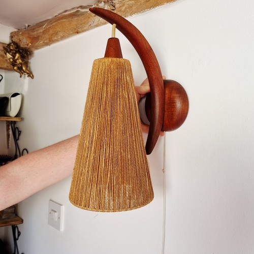 Lampada parete teak cavo - teak,