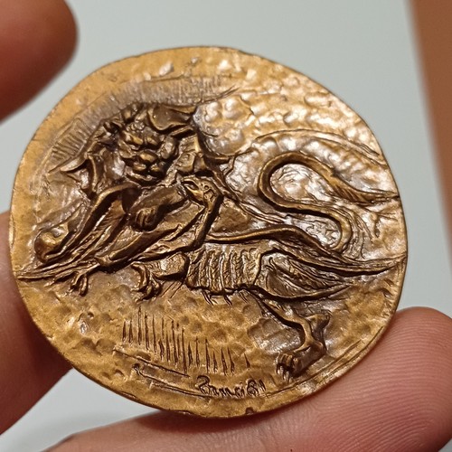 Medaglia italiana bronzo mm - bronzo,