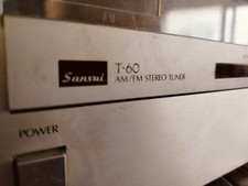 SANSUI   T-60   TUNER Radio AUDIO  ALTA FEDELTA stereo hi fi  Vintage HI-FI