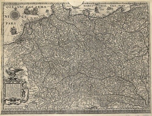 Germania originale incisione - germania,