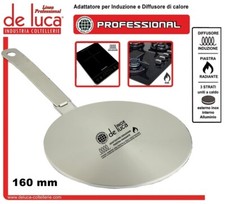 ADATTATORE PIASTRA RADIANTE PER PIANI COTTURA A GAS ED INDUZIONE 160 mm "DE LUCA