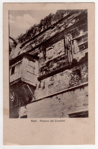 Cartolina colonie rodi - cartolina,