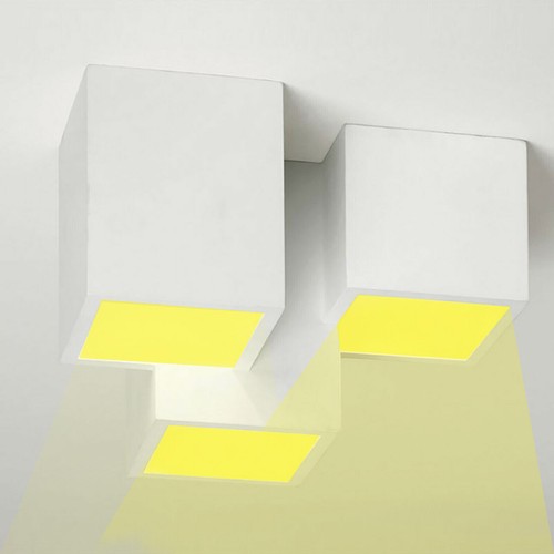 Lampada gesso soffitto - gesso, da