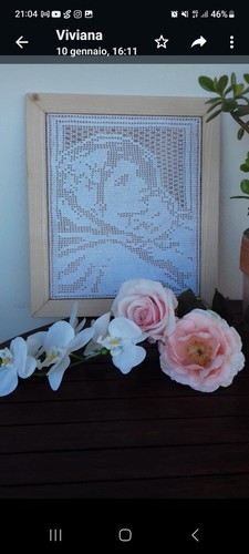 Quadro fatto interamente - quadro, a