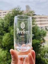 ? raro bicchiere Birra DREHER Trieste anni 50 CORRIERE GRATIS 