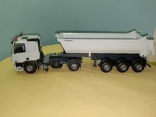 DAF CF 85.480 TRAILER KIPPER WHITE 1/50 TEKNO 2415 (1180)