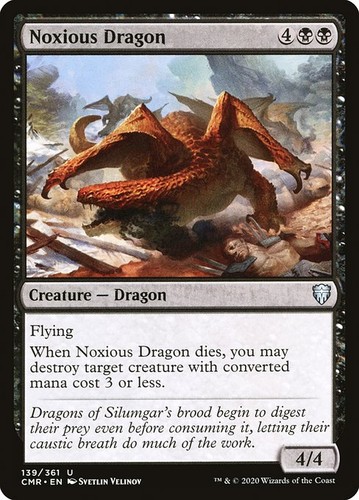 Mtg noxious dragon - noxious, (139)