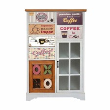 CASSETTIERA VINTAGE ART FRANCESE LIVING PROVENZALE cm 80 x 35 H135 Mobili Chic