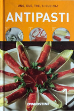 antipasti De Agostini libro ricette cucina illustrato foto copertina rigida