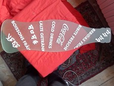 RARA BOTTIGLIA DI COCA COLA pubblicitaria IN PLASTICA DURA CM 88 CONTOUR