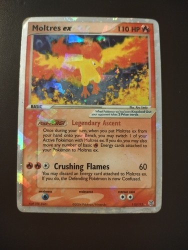 Moltres 115 112 - ex, firered