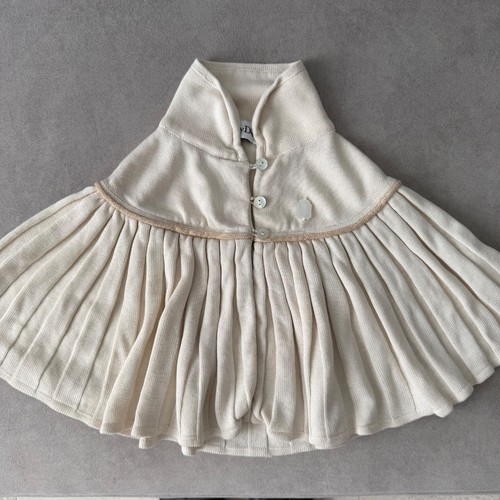 Poncho mantello cardigan lana