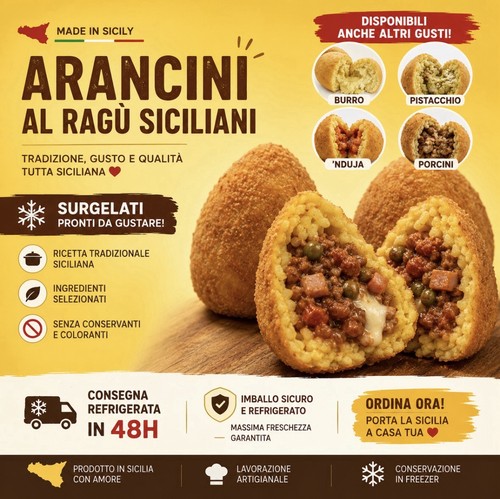Arancini siciliani ragù - al,