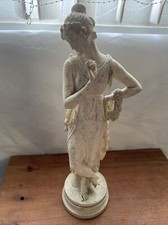 Scultura Antonio Canova - Ballerina con un dito sul mento - polvere di marmo