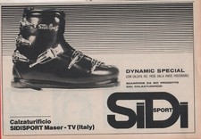 SiDi Sport. Scarpone da sci Dynamic Special.  Advertising  1968