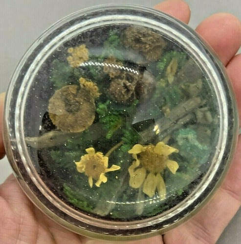 Peso carta vintage vetro fiori