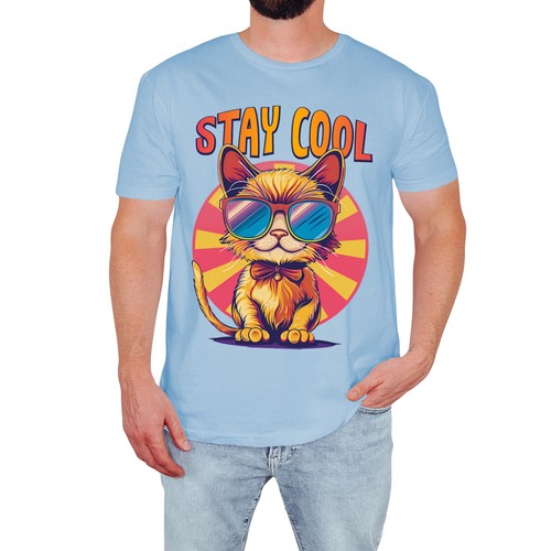 Shirt uomo stay divertente - t-shirt,