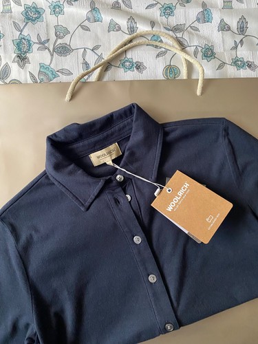 Polo woolrich blu ragazza - woolrich,
