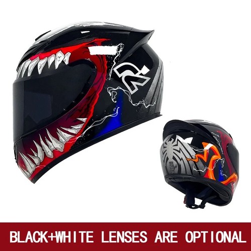 Casco moto integrale corsa