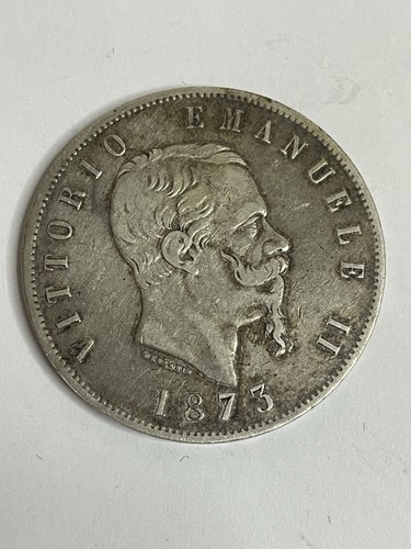 Italia regno lire 1873 - regno, 5