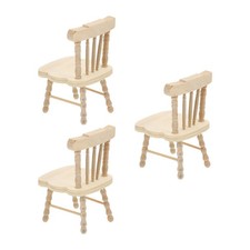  3 pcs chaise en bois modèle